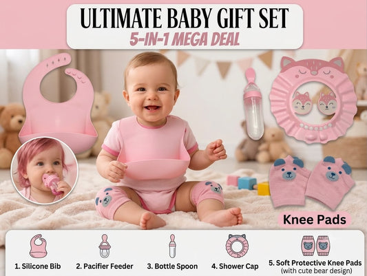 Baby Feeding 5-in-1 Mega Gift Set Deal