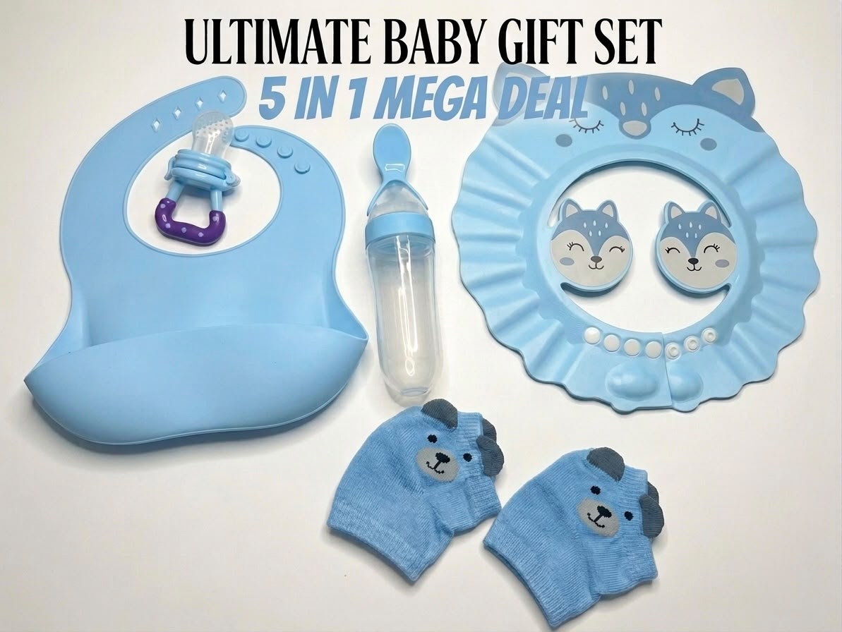 Baby Feeding 5-in-1 Mega Gift Set Deal